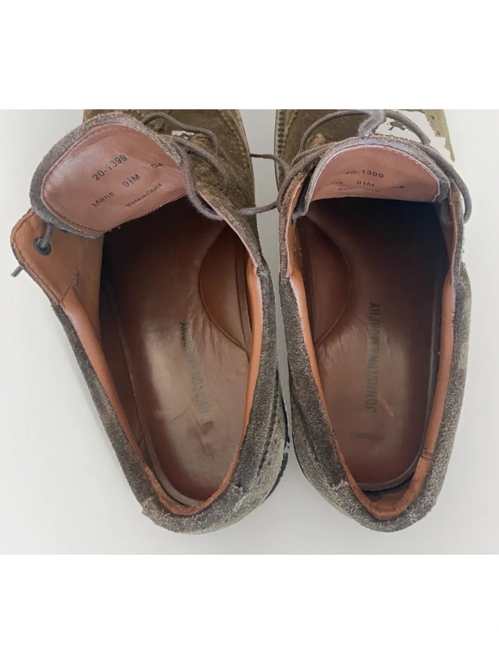 Johnston & Murphy suede add